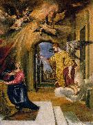 GRECO, El The Annunciation sdgm oil painting